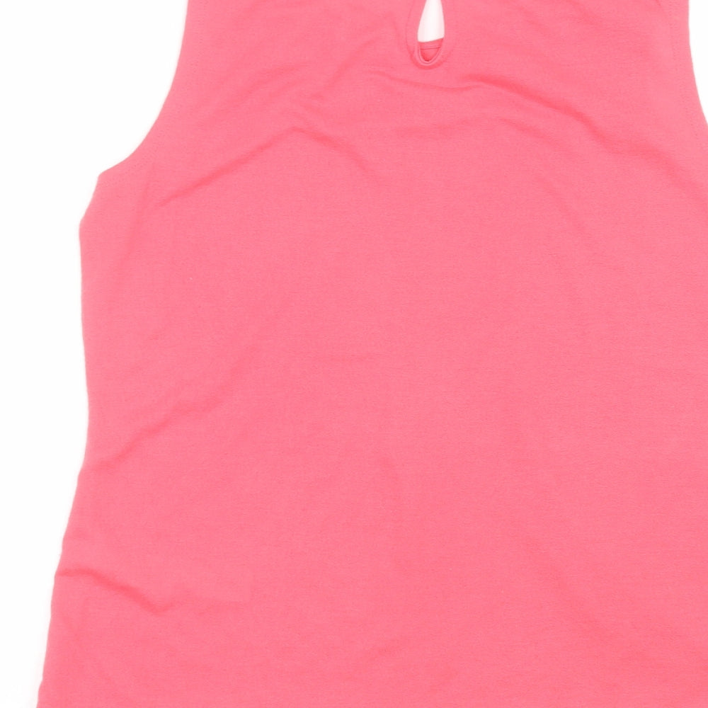 Dorothy Perkins Womens Pink Basic T-Shirt Size 10