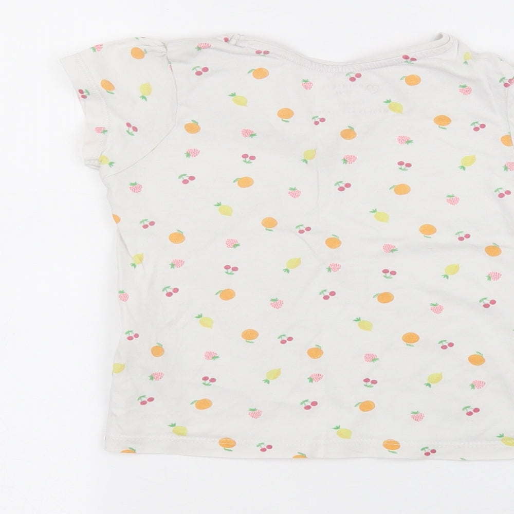 Primark Baby White Basic T-Shirt Size 24 Months