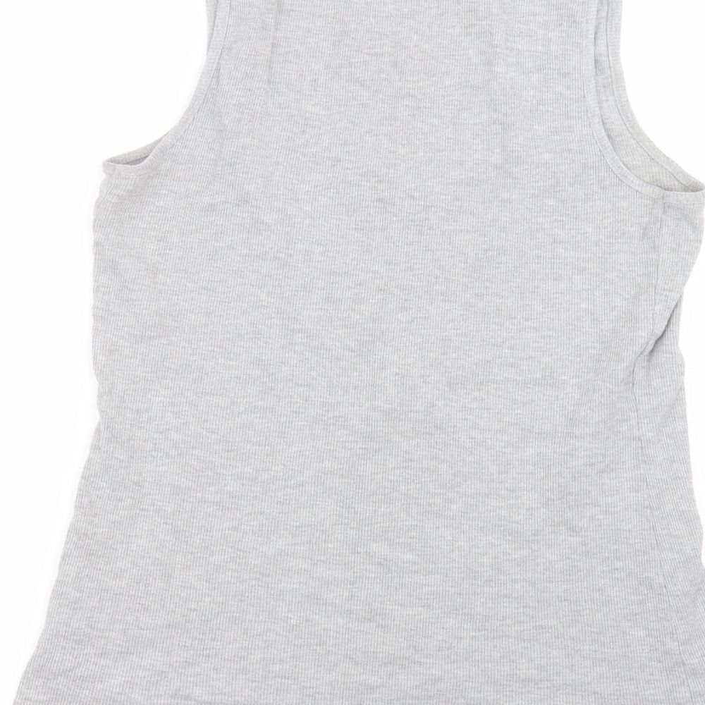 Very Womens Grey Basic Tank Size 12