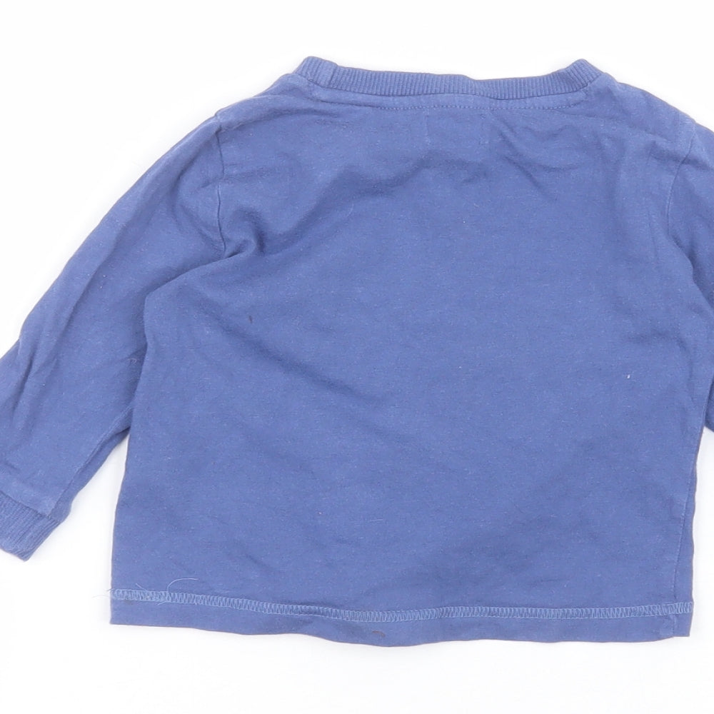 F&F Baby Blue Basic T-Shirt Size 9-12 Months