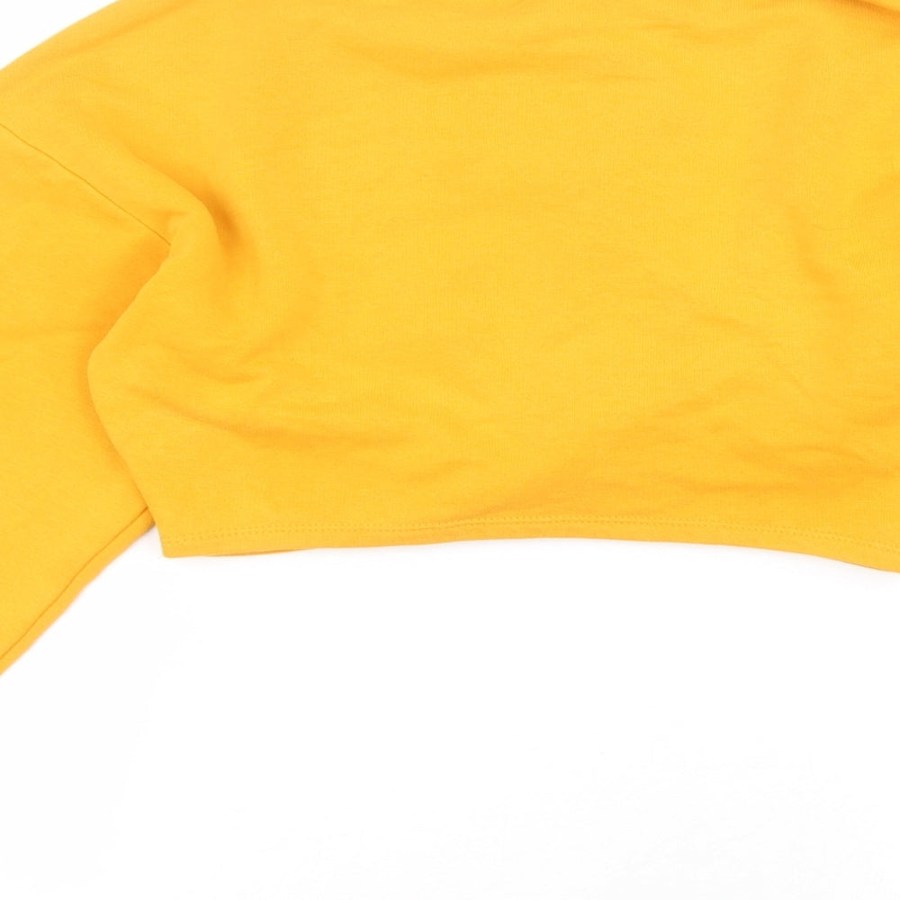 H&M Womens Yellow Pullover Jumper Size S