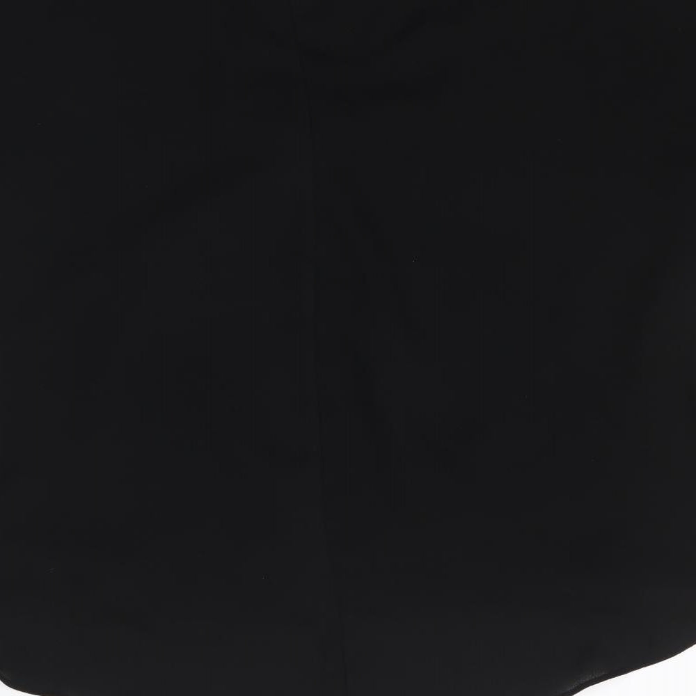 Matalan Womens Black Basic Blouse Size 10 - Shoulder cut out