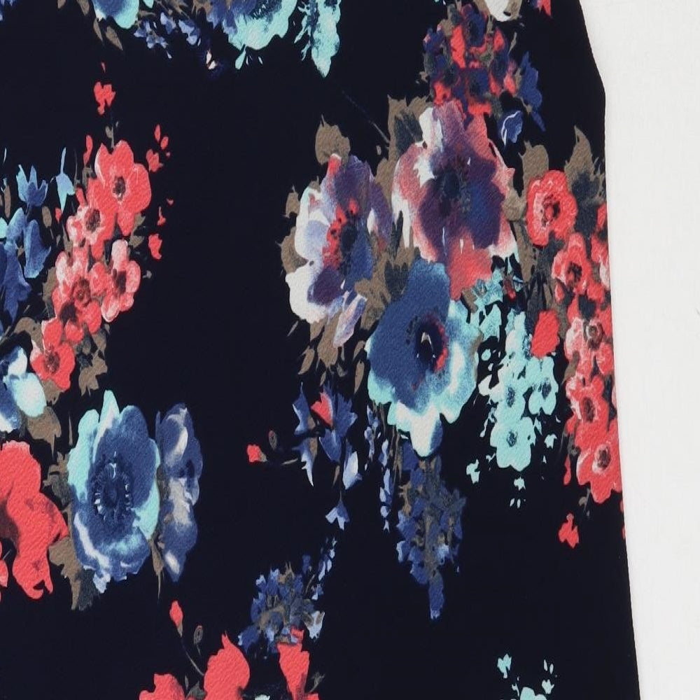 Boohoo Womens Multicoloured Floral Mini Size 10