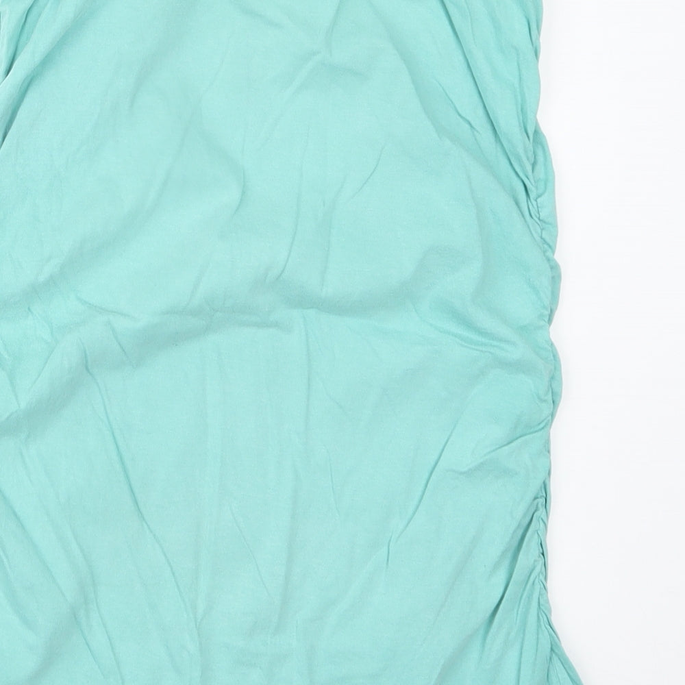 Dorothy Perkins Womens Green Basic T-Shirt Size 12