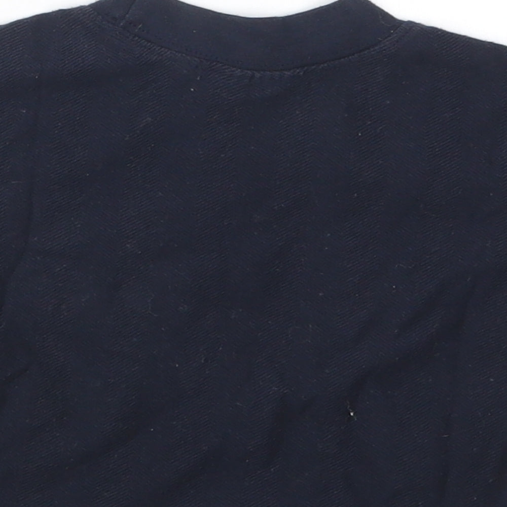 Preworn Boys Blue Basic T-Shirt Size 6-9 Months