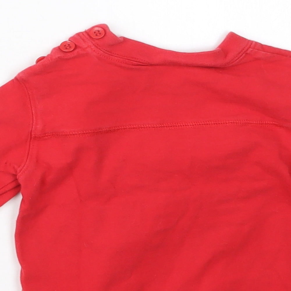 Ladybird Boys Red Pullover Jumper Size 6-9 Months