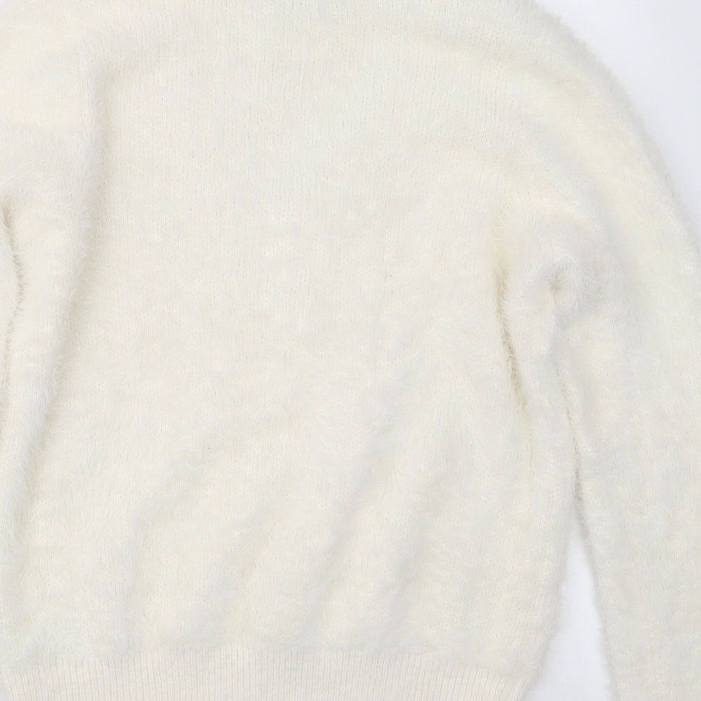Marks and Spencer Womens Ivory Pullover Jumper Size M