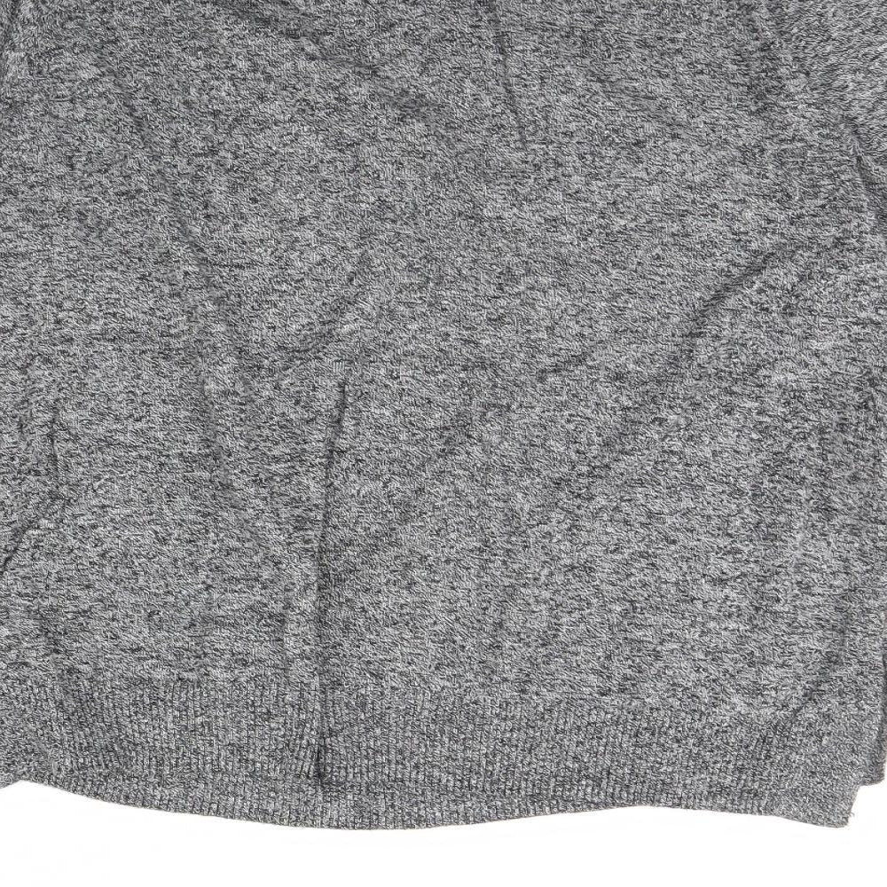 M&s Womens Grey Pullover Jumper Size 12