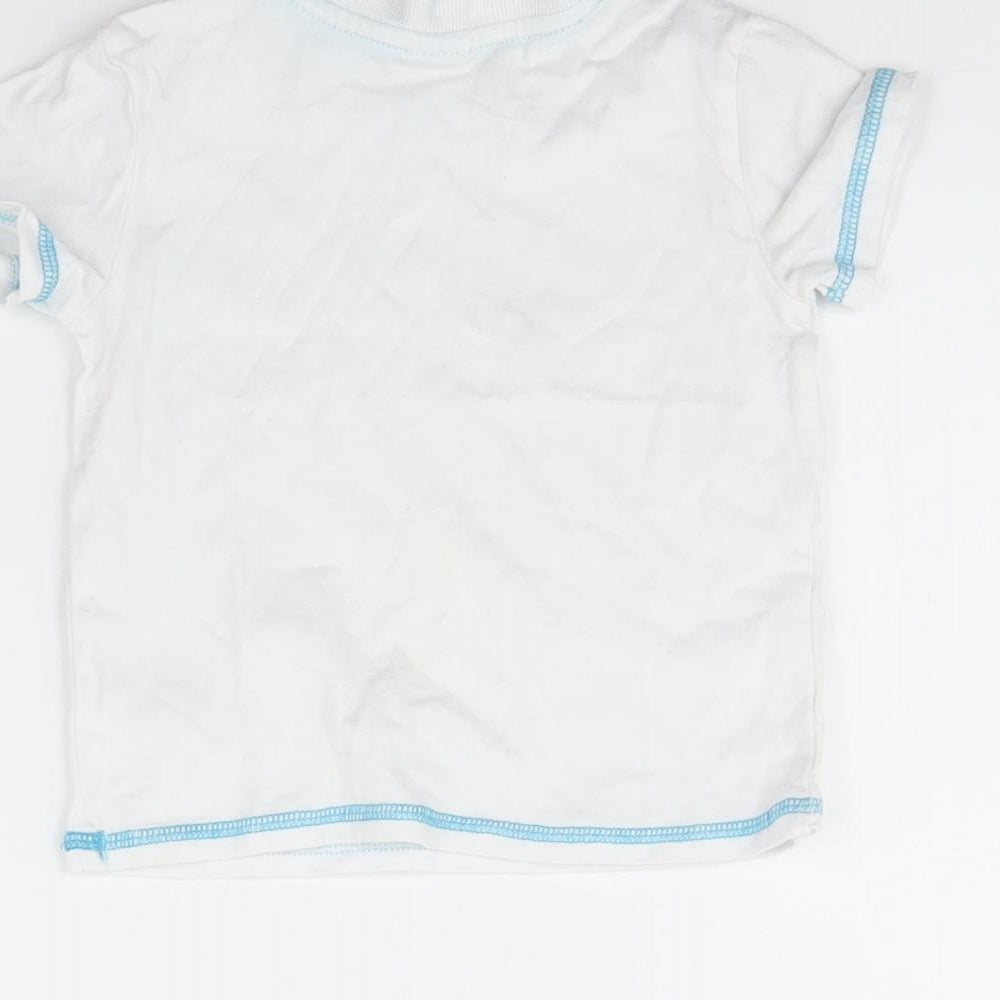 Disney Baby White Basic T-Shirt Size 12 Months