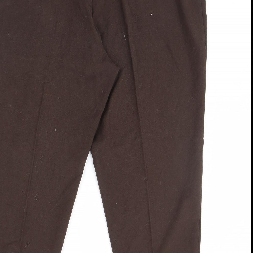 Essentials Womens Brown Trousers Size 20 L26 in