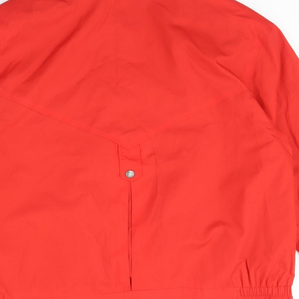 Telemac Womens Red Rain Coat Coat Size 18