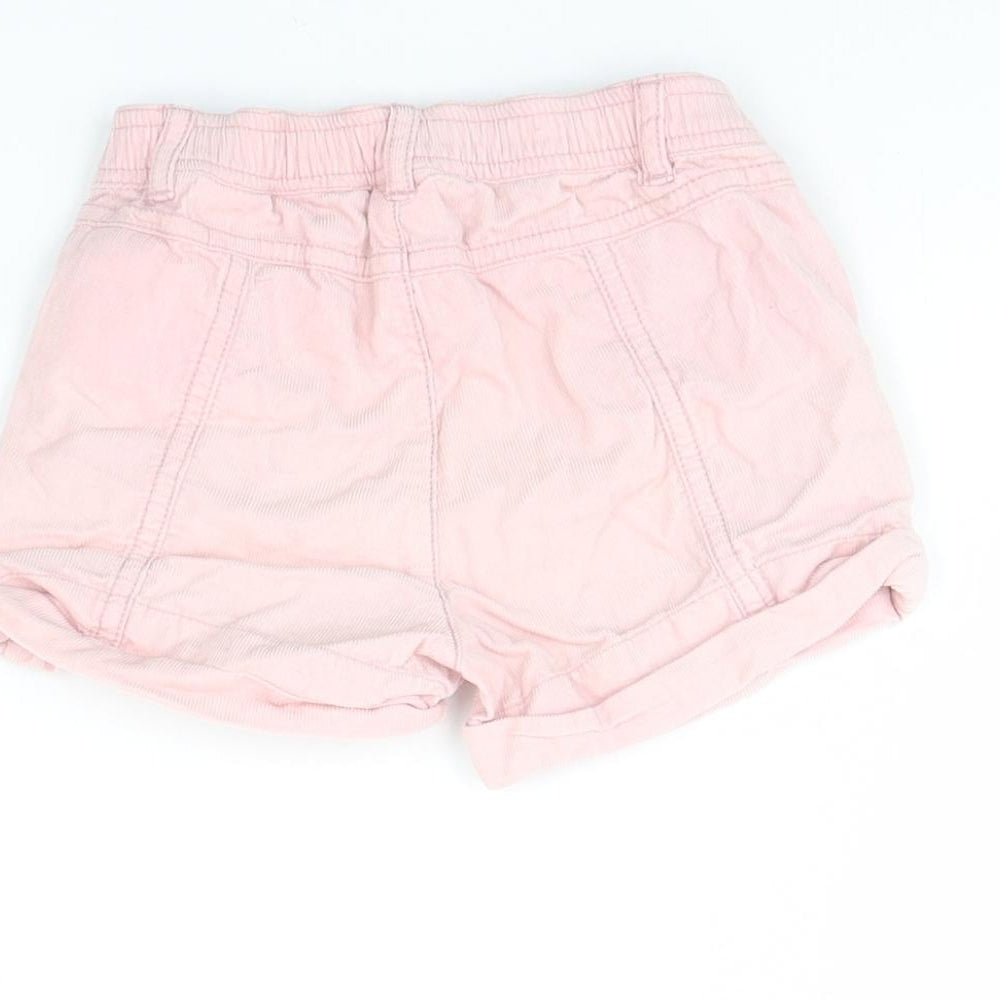H&M Girls Pink Corduroy Cropped Trousers Size 12 Months