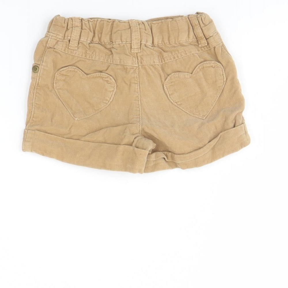 TU Girls Beige Corduroy Capri Jeans Size 12 Months
