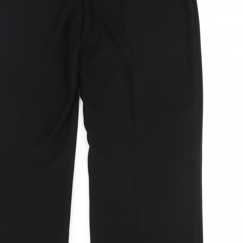 M&s Womens Black Dress Pants Trousers Size 20 L30 in