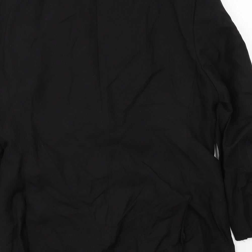 Preworn Mens Black Jacket Suit Size L