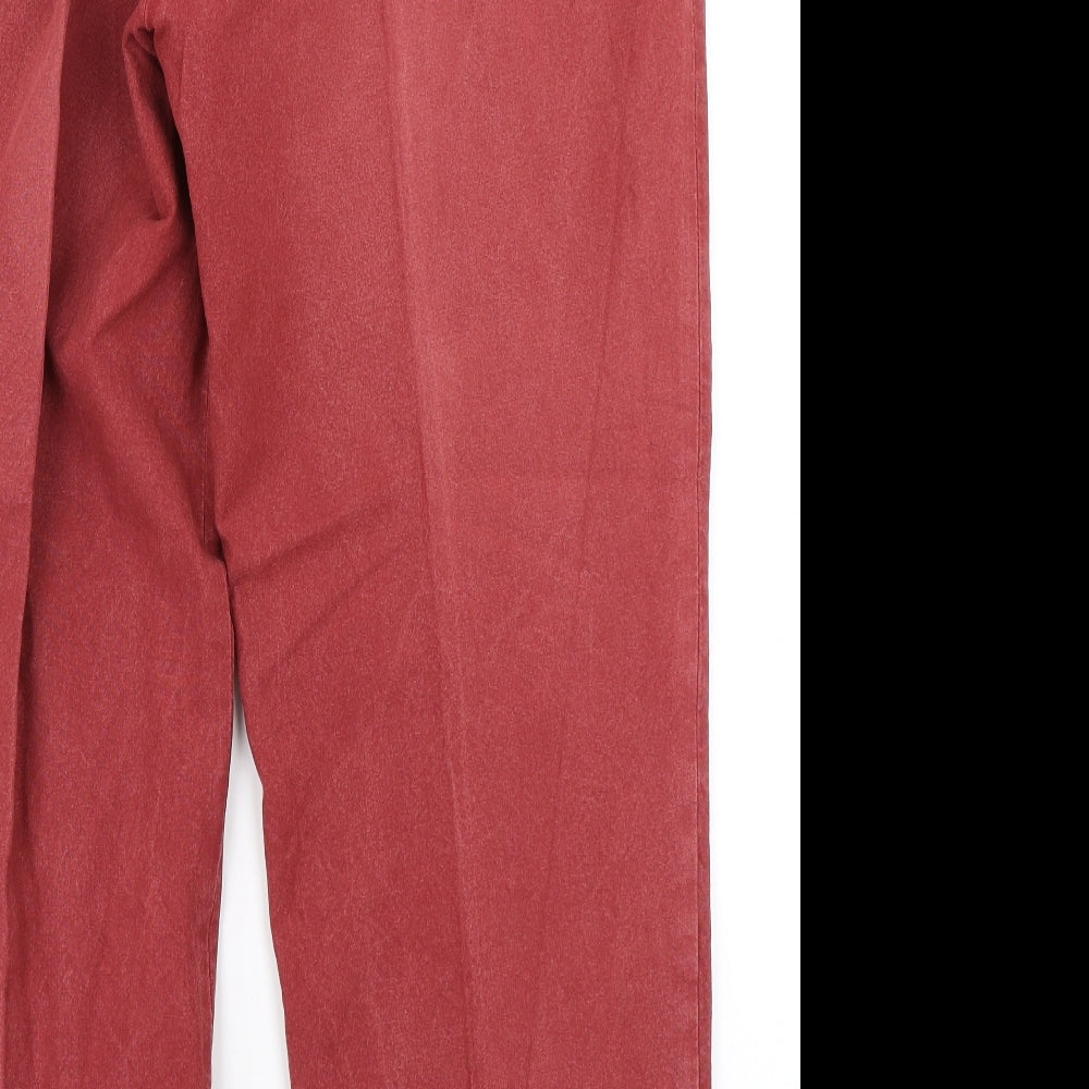 Cuney Crewman Mens Red Chino Trousers Size 30 in L28 in