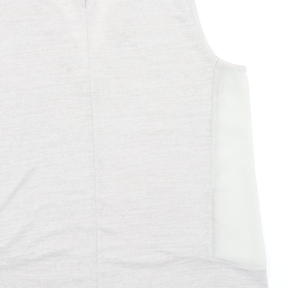 Savida Womens Grey Basic Tank Size 12