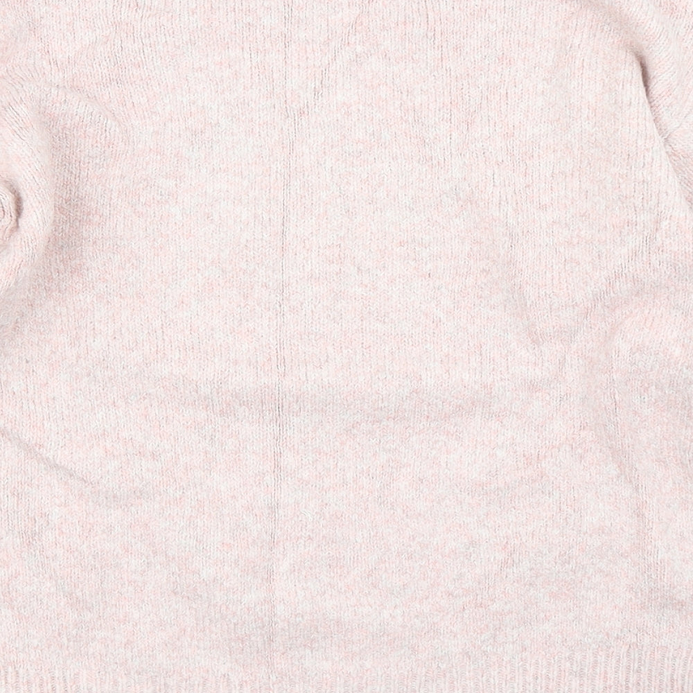George Womens Pink Knit Pullover Jumper Size S