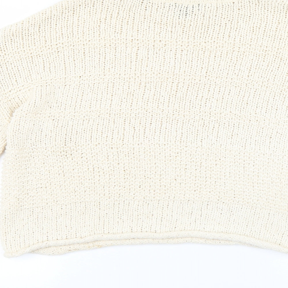 Topshop Womens Beige Pullover Jumper Size 8