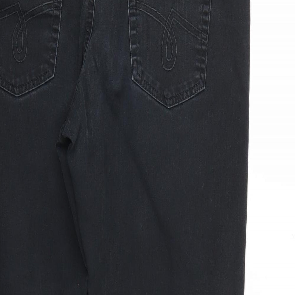 Papaya Womens Black Skinny Jeans Size 10 L27 in
