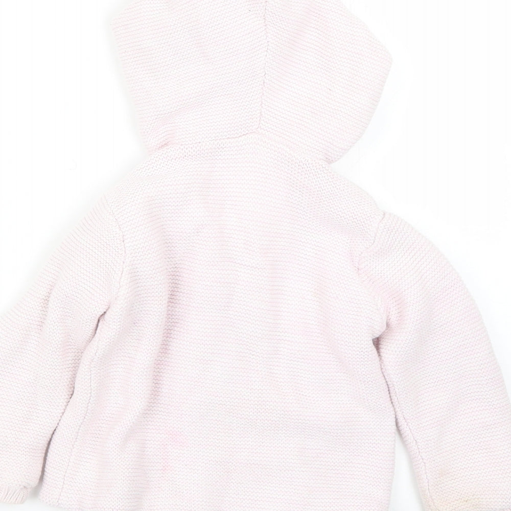 Matalan Baby Pink Overcoat Coat Size 12-18 Months
