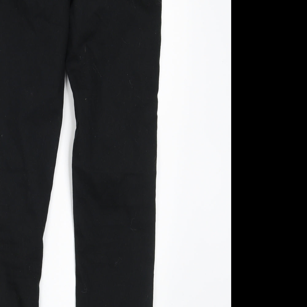 Papaya Womens Black Denim Skinny Jeans Size 10 L29 in