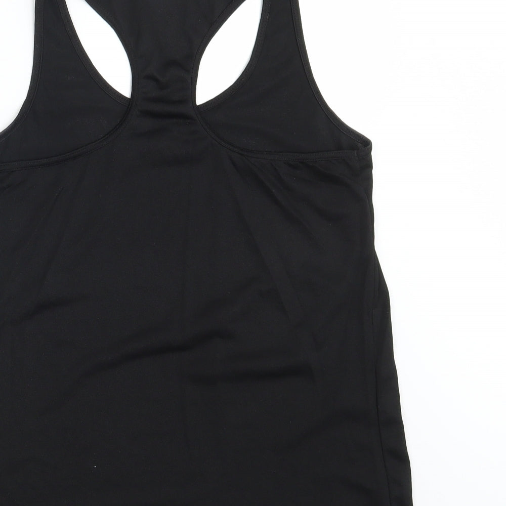 Souluxe Womens Black Basic Tank Size S