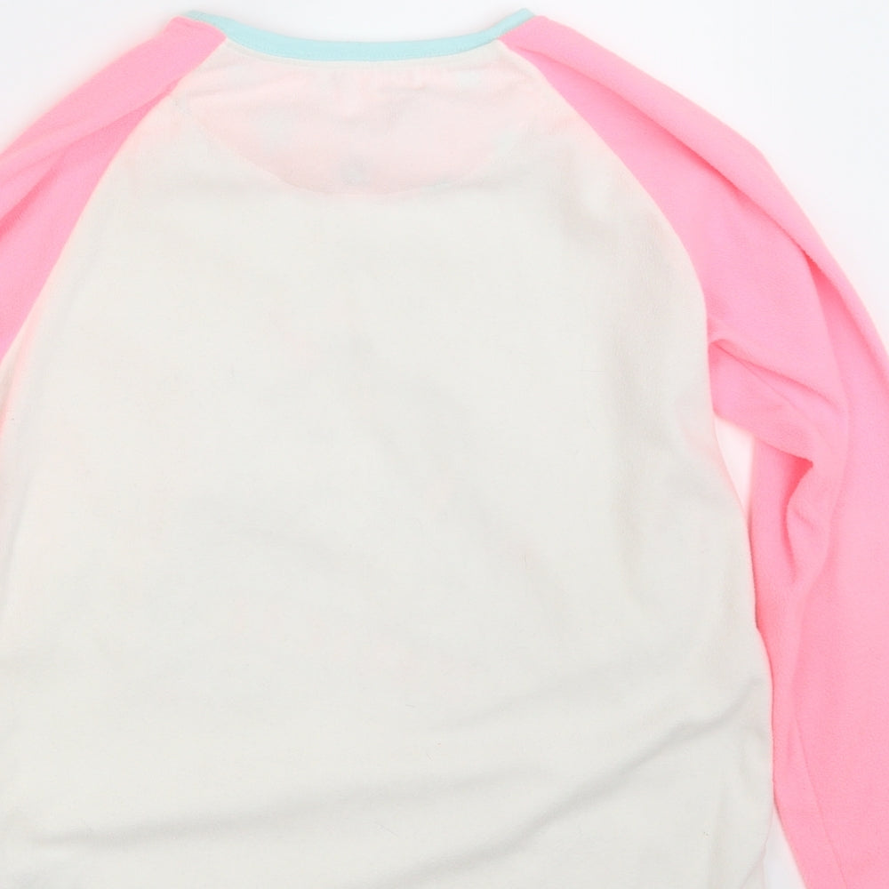 Primark Girls White Pullover Jumper Size 11-12 Years - Unicorn