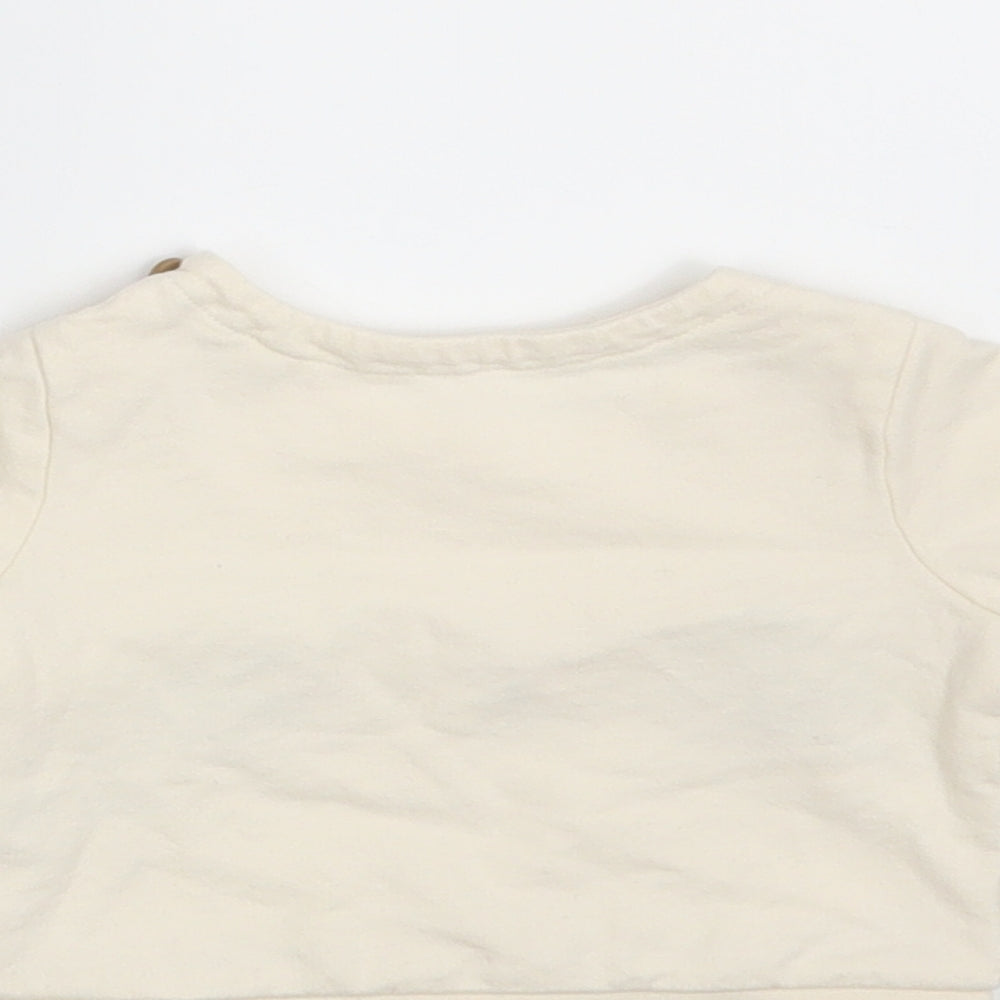 TU Girls Ivory Basic T-Shirt Size Newborn