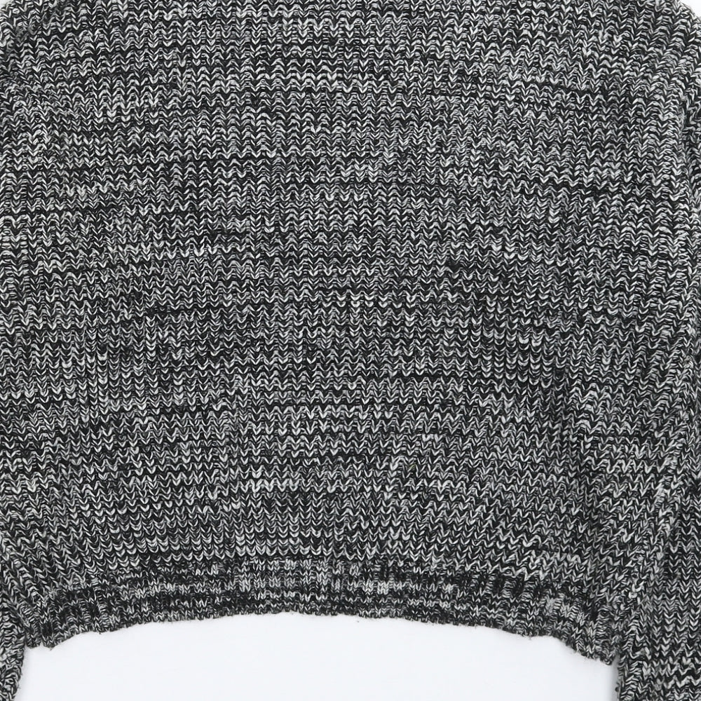 New Look Girls Grey Knit Pullover Jumper Size 14-15 Years