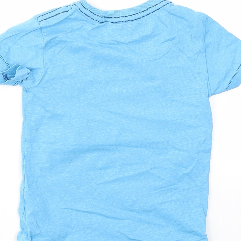 NEXT Boys Blue Geometric Basic T-Shirt Size 12-18 Months