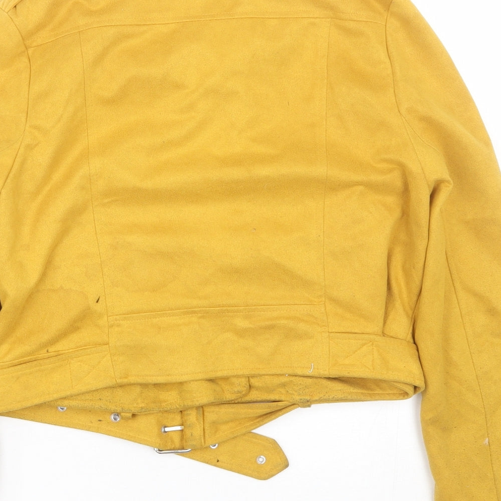 Missguided Womens Yellow Jacket Size 8