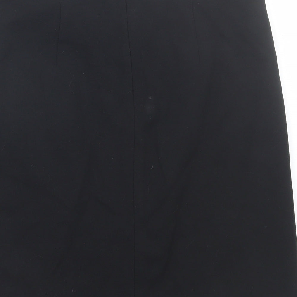 M&Co Womens Black Mini Skirt Size 10