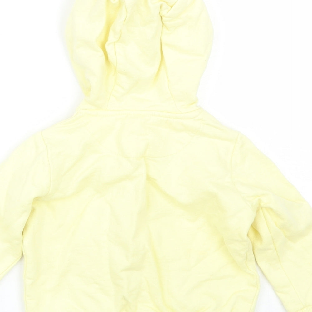 Lullaby Girls Yellow Full Zip Jumper Size 9-12 Months