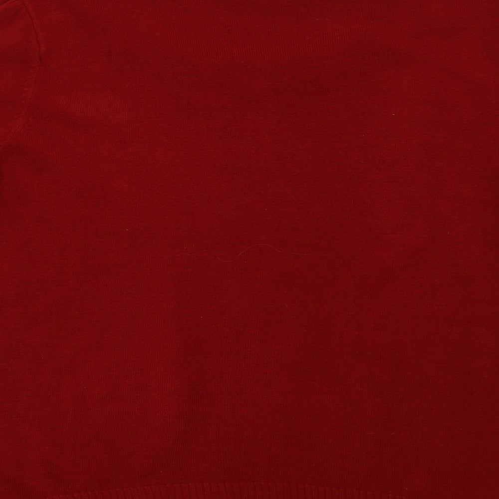 Marks & Spencer Womens Red Pullover Sweatshirt Size 14