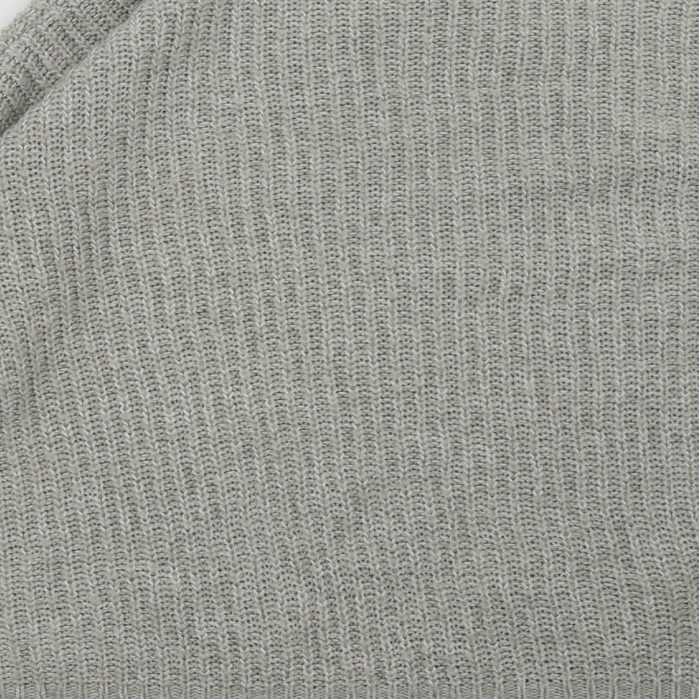 New Look Womens Grey Pullover Sweatshirt Size L