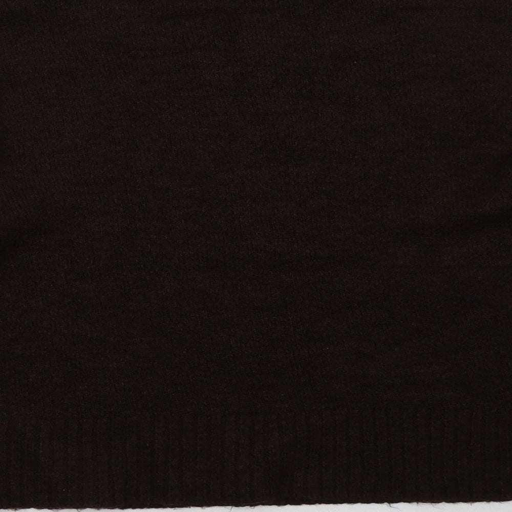 M&Co Womens Brown Pullover Sweatshirt Size L