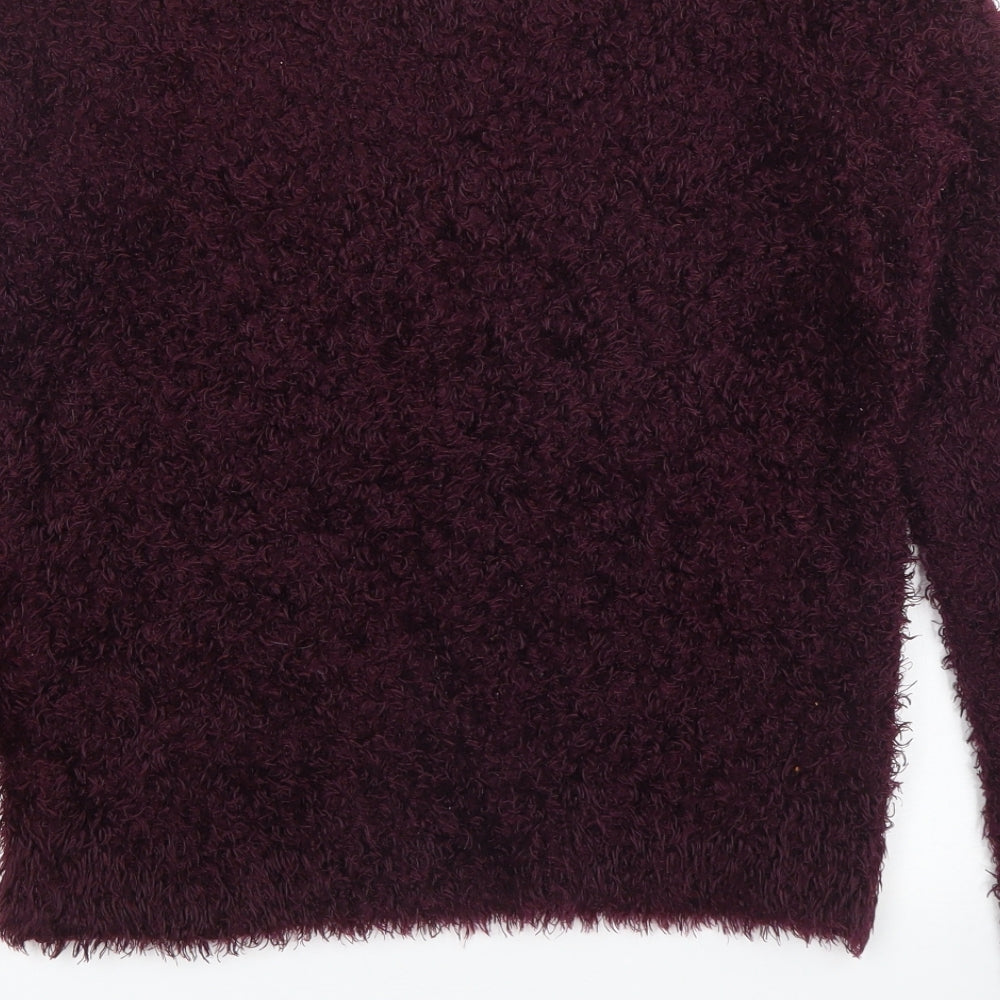 H&M Womens Purple Pullover Jumper Size XS