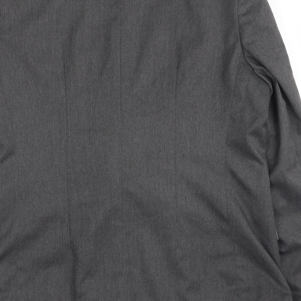 Beau Brummel Womens Grey Jacket Suit Jacket Size 16