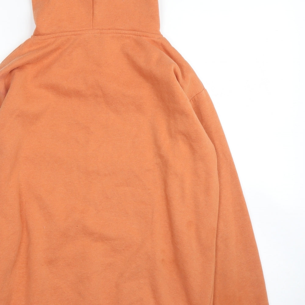Primark Womens Orange Pullover Hoodie Size XS