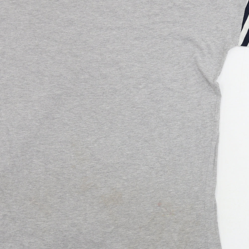 love to lounge Womens Grey Basic T-Shirt Size M