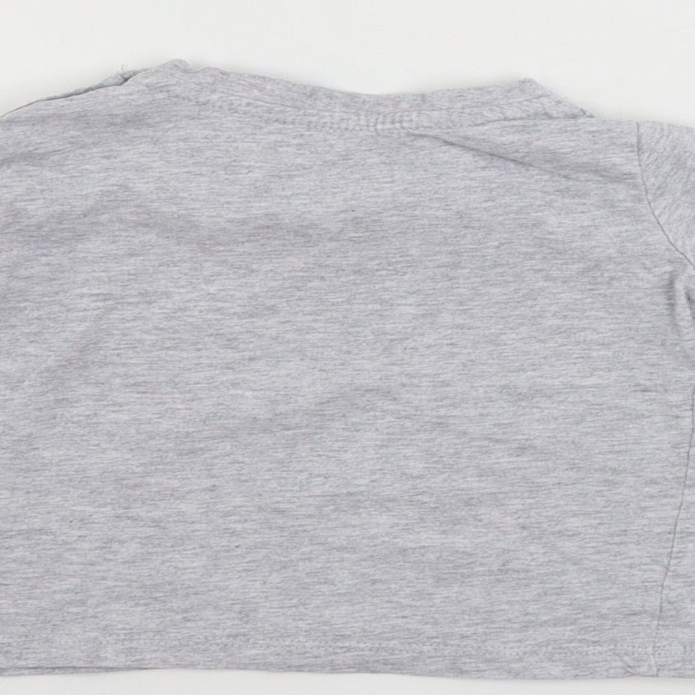 Lupilu Boys Grey Basic T-Shirt Size 9-12 Months