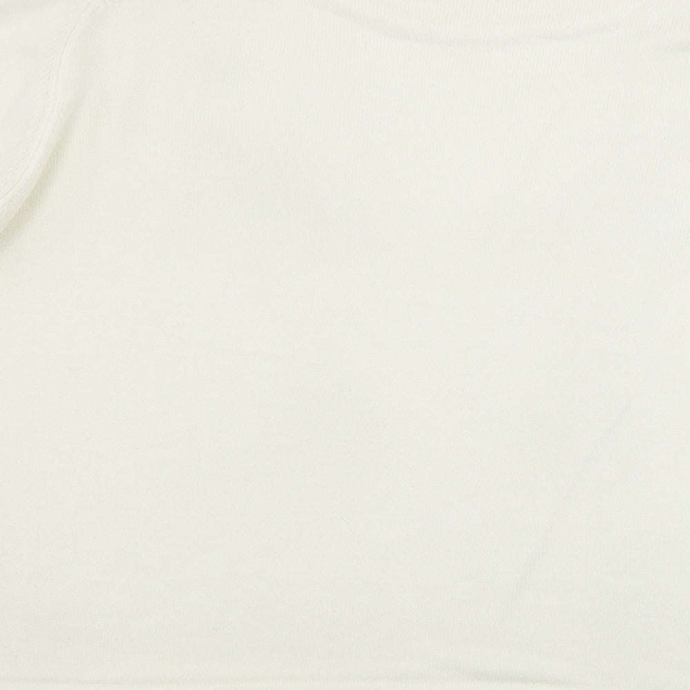Marks & Spencer Womens Ivory Pullover Jumper Size 14