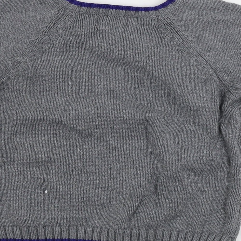 Sami & Jo Boys Grey Pullover Jumper Size 2 Years
