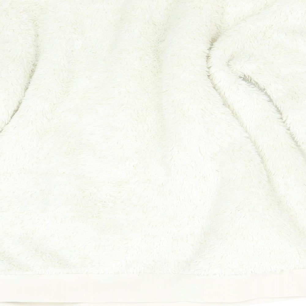George Girls White Solid Fleece Pyjama Top Size 8-9 Years