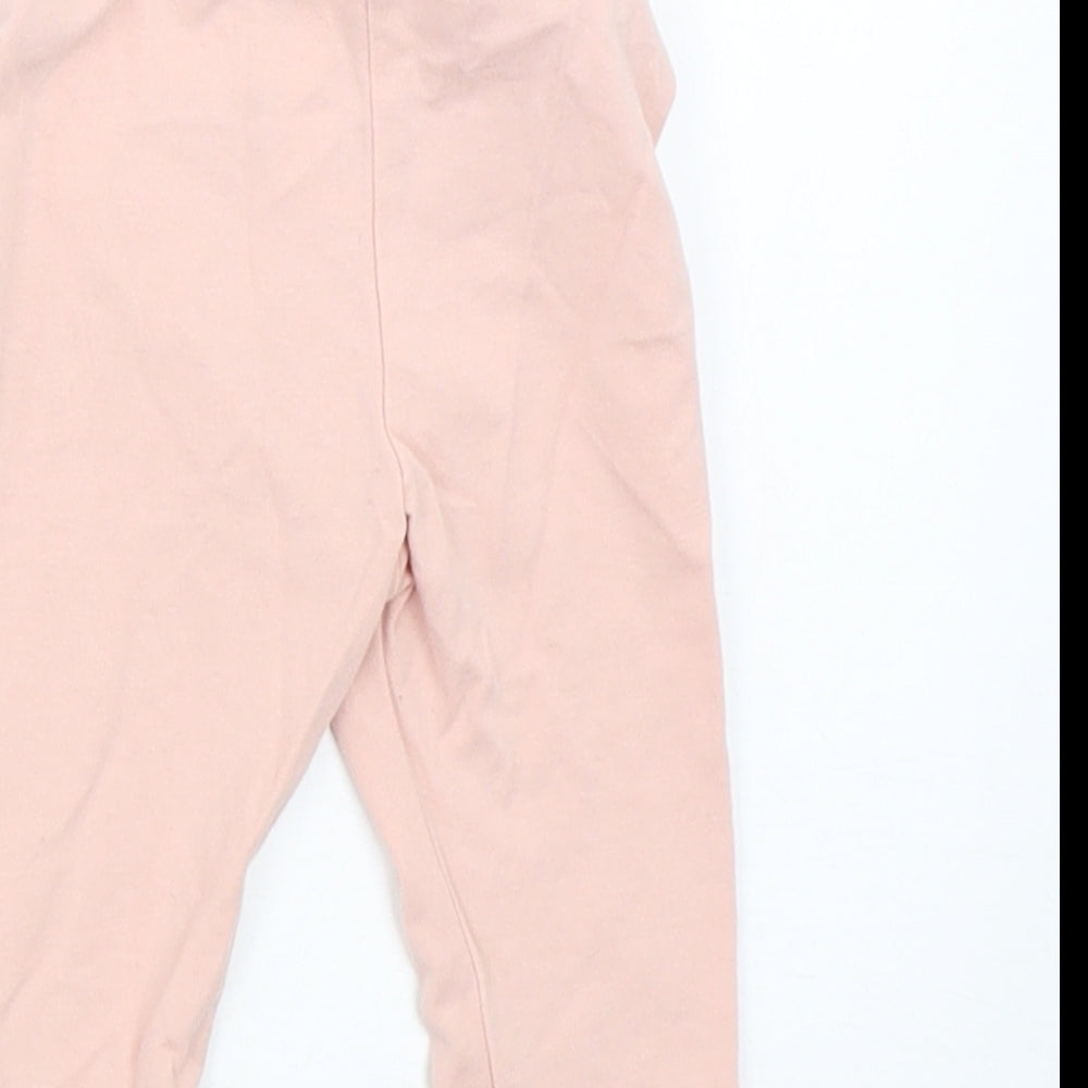 H&M Girls Pink Capri Trousers Size 3-6 Months