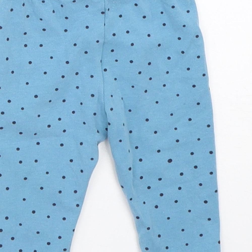 John Lewis Girls Blue Capri Leggings Size 0-3 Months