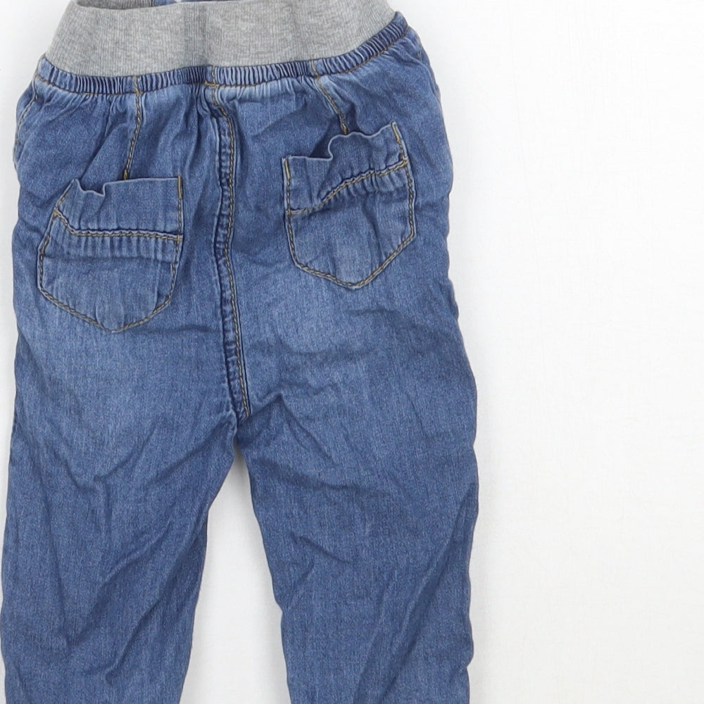 Early days Boys Blue Cargo Jeans Size 3-6 Months