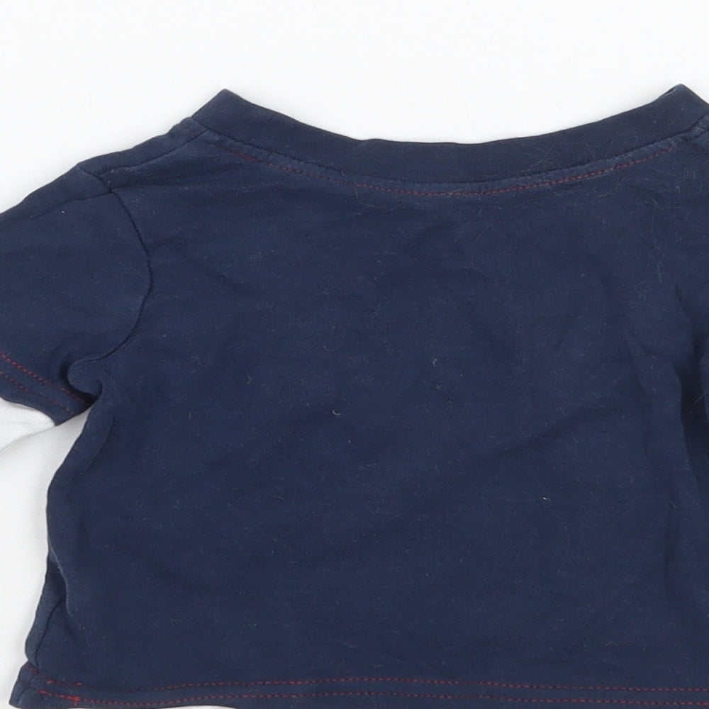 George Boys Blue Basic T-Shirt Size 3-6 Months