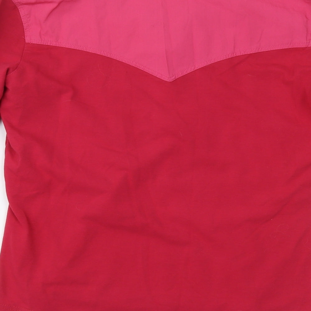 stone deek Womens Pink Basic Polo Size M